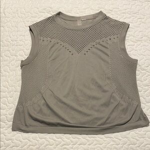 Gray Sleeveless Women's Top